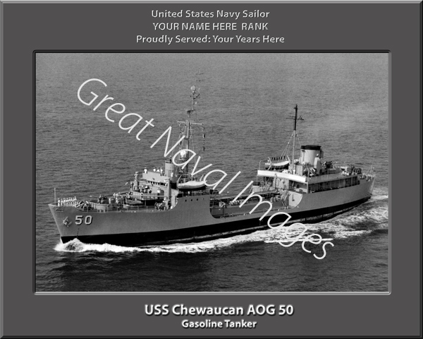 USS Chewaucan AOG 50 Personalized Navy Ship Photo