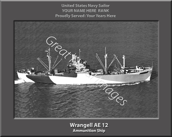 USS Wrangell AE 12 Personalized Navy Ship Photo