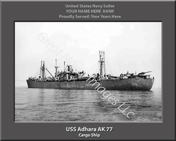 USS Adhara AK 71 Personalized Navy Ship Photo
