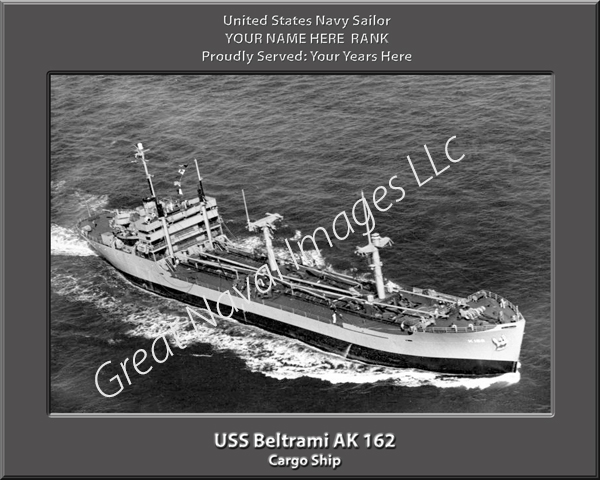 USS Beltrami AK 162 Personalized Navy Ship Photo