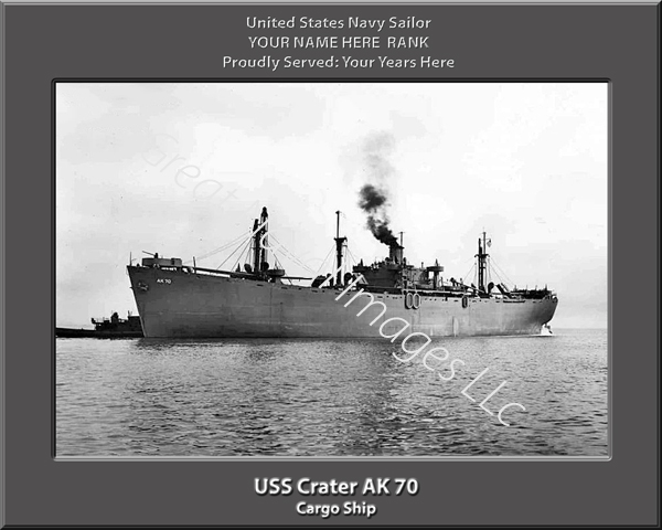 USS Crater AK 70 Personalized Navy Ship Photo