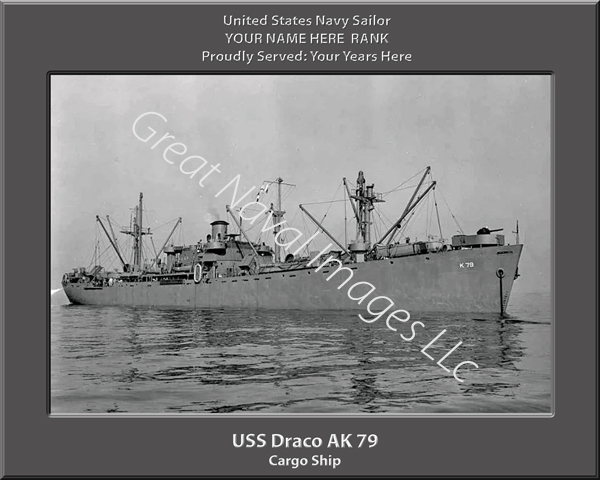 USSA Draco AK 79 Personalized Navy Ship Photo