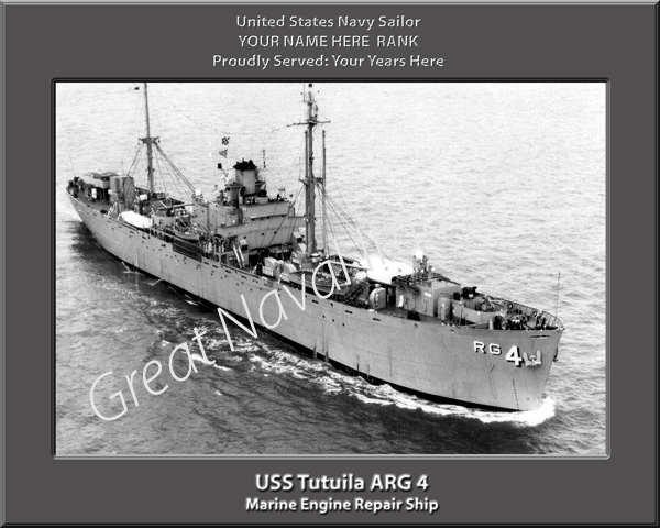 USS Tutuila ARG 4 Personalized Navy Ship Photo