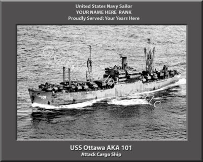 USS Ottawa AKA 101 Personalized Navy Ship Photo