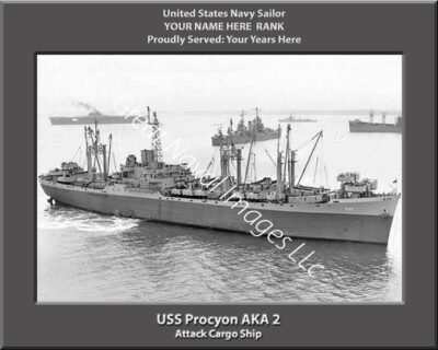 USS Procyon AKA 2 Personalized Navy Ship PHoto