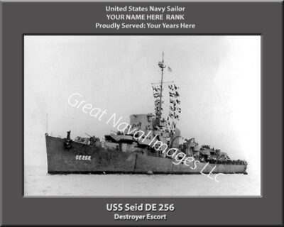 USS Seid DE 256 Personalized Navy Ship Photo