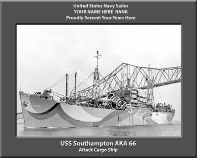 USS Southampton AKA 66 Personalized Navy Ship Photo