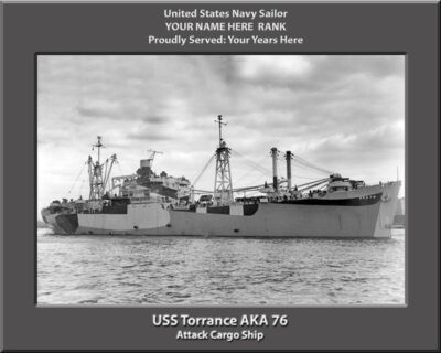 USS Torrance AKA 76 Personalized Navy Ship Photo