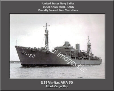 USS Veritas AKA 50 Personalized Navy Ship Photo
