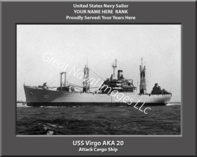 USS Virgo AKA 20 Personalized Navy Ship Photo