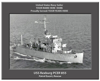 USS Rexburg PCER 855 Personalized Navy Ship Photo
