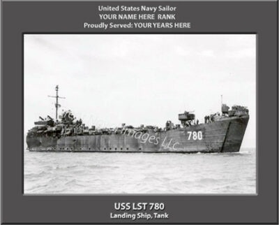 USS LST 780 Personalized Navy Ship Photo