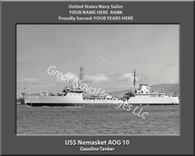 USS Nemasket AOG 10 Personalized Navy Ship Photo