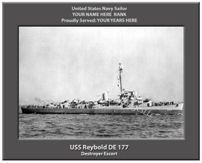 USS Reybold DE 177 Personalized Navy Ship Photo