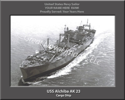 USS Alchiba AK 23 Personalized Navy Ship Photo
