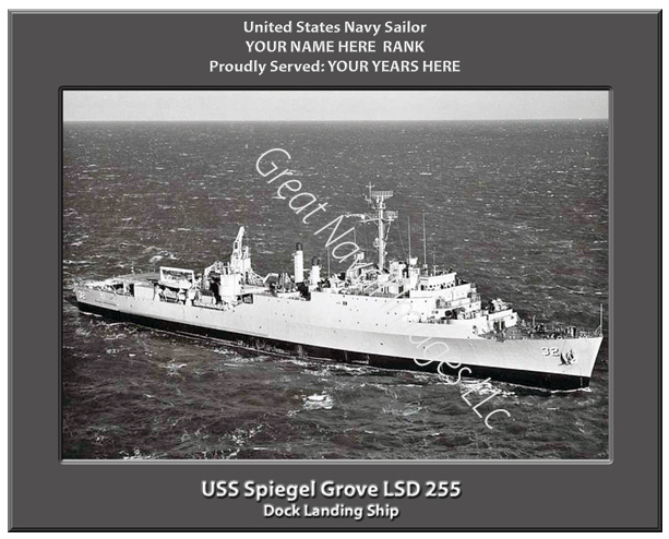 USS Spiegel Grove LSD 32: Personalized Navy Ship Photo 2 ⋆ Great Naval ...